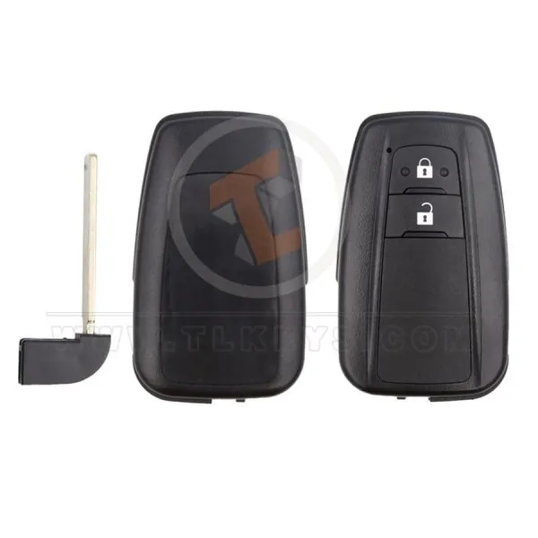toyota smart key remote shell 2buttons with matt painted aftermarket component 34977