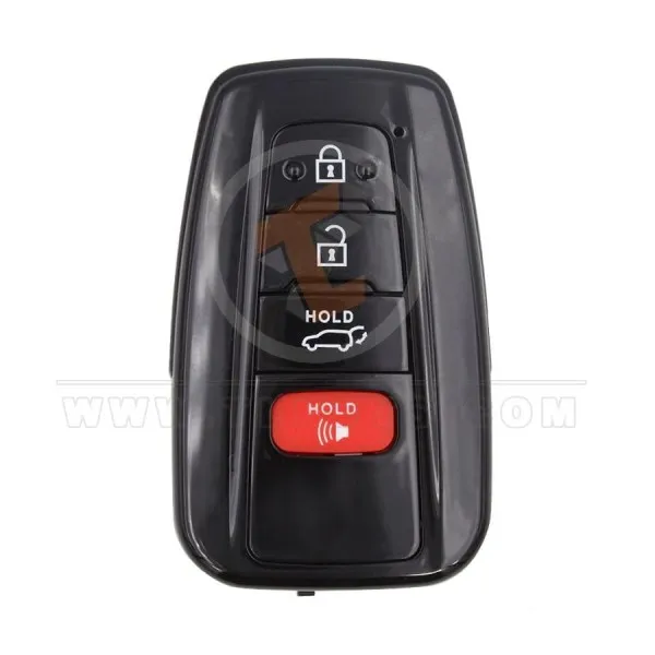 toyota smart key remote shell 3+1buttons suv trunk with mirror painted aftermarket front 34994