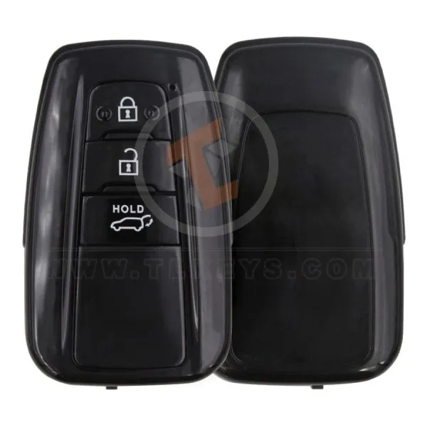 toyota smart key remote shell 3buttons suv trunk with mirror painted aftermarket main 34993