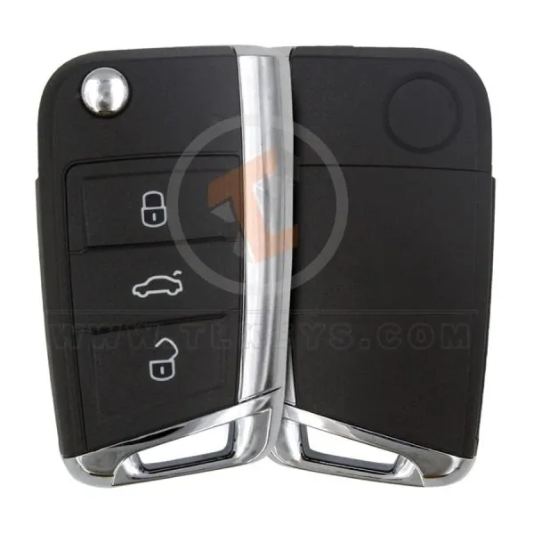 Volkswagen  Flip Key Remote Shell 3B Aftermarket Brand Buttons 2