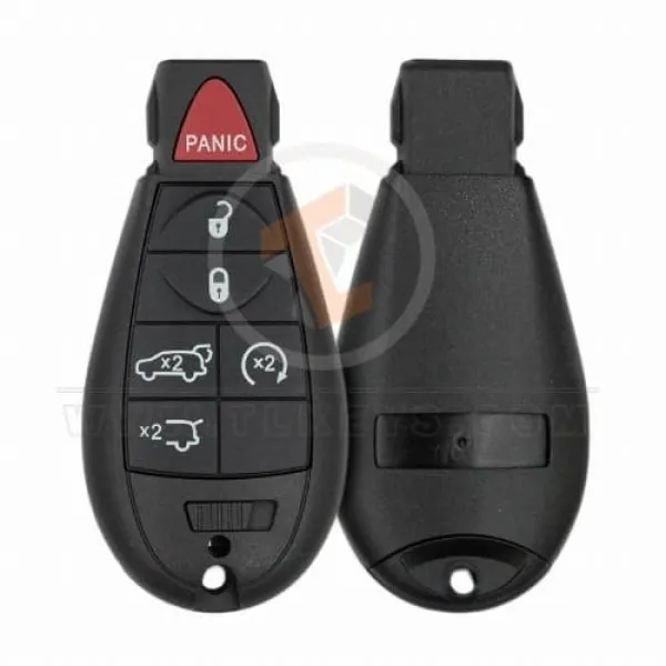 Chrysler Dodge Jeep 2007-2014 Fobik Remote Key Shell 6 Butto Buttons 2