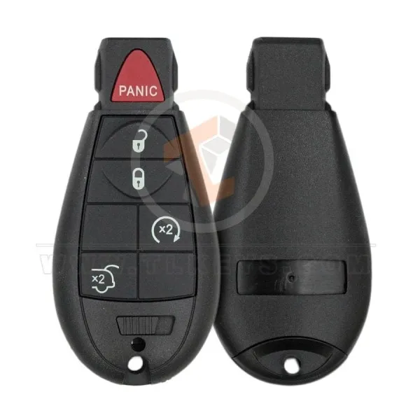 Chrysler Dodge Jeep 2010-2015 Fobik Key Shell 5B Buttons 2
