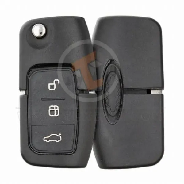 Ford Focus Curve 2010-2014 Flip Remote Shell HU101 Blade 3 B Battery Type CR2025