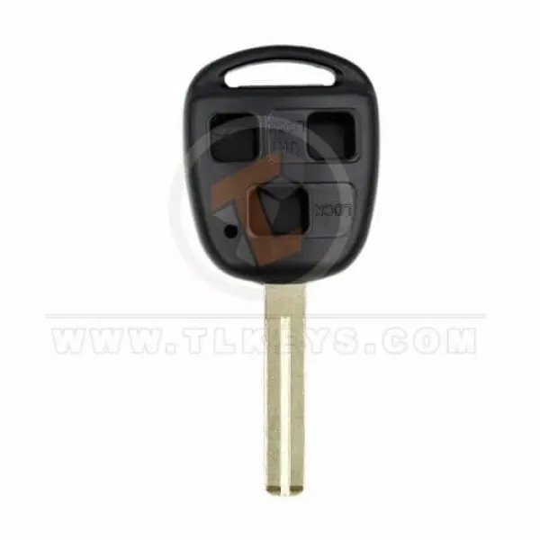 Lexus 2000-2008 Head Remote Shell 3 Buttons Short Blade Buttons 3