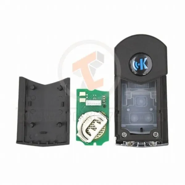 KeyDiy KD Flip Key Remote 3 Buttons Mazda Type B14-3 Status Aftermarket