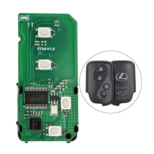 Lonsdor Toyota Lexus 2010-2015 Smart Board PCB 5290B Battery Type CR2025