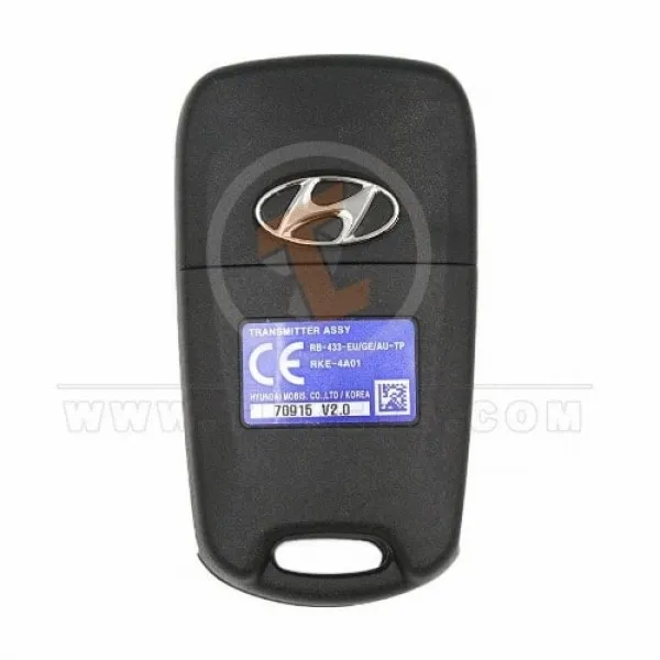 hyundai Accent SOLARIS 2011 2012 2013 2014 flip remote key oem back