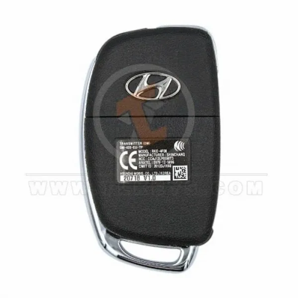 Genuine Hyundai Santa Fe Flip Key Remote 2012 2016 P/N: 95430-2W400 Frequency 433MHz