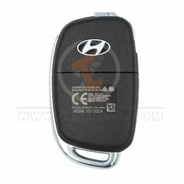 hyundai Santa Fe 2014 2015 2016 2017 2018 flip remote key oem back