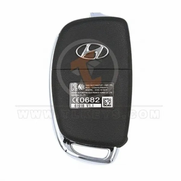 hyundai Sonata Elantra 2014 2015 2016 flip remote key oem back