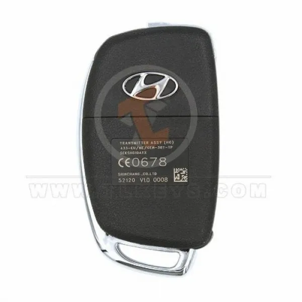 Genuine Hyundai Azera Flip Key Remote P/N: 95430-3V030 433MHz Buttons 3