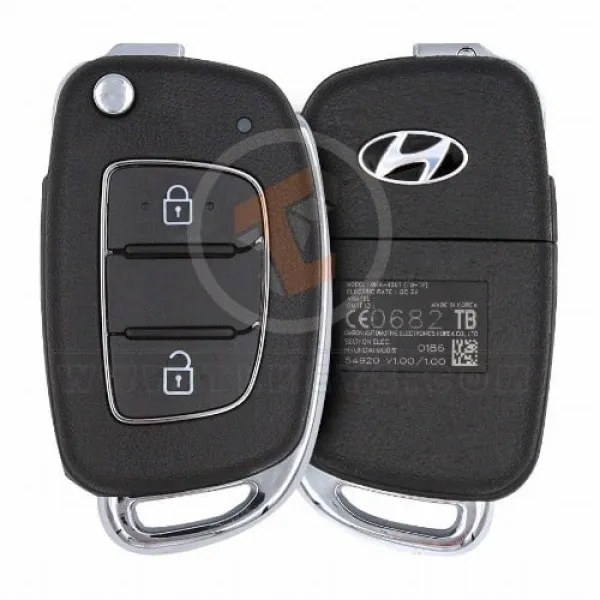 Genuine Hyundai GRAND STAREX H1 Flip Key Remote 2015 2018 P/N: 95430-4H400 Buttons 2