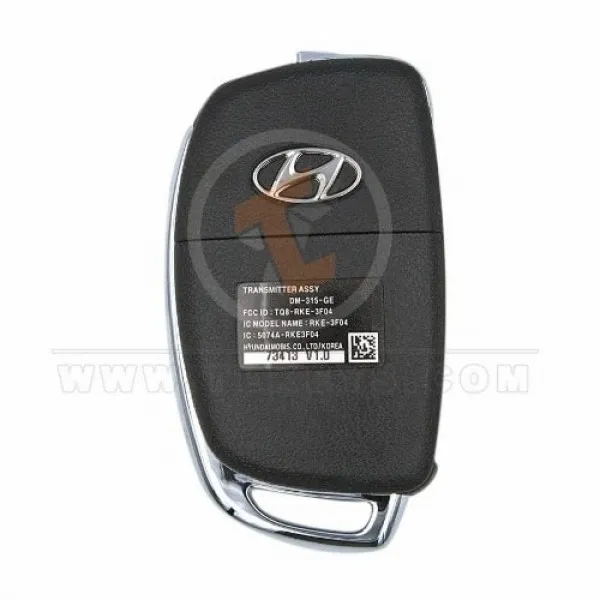 hyundai Santa Fe 2013 2014 2015 2016 flip remote key oem back