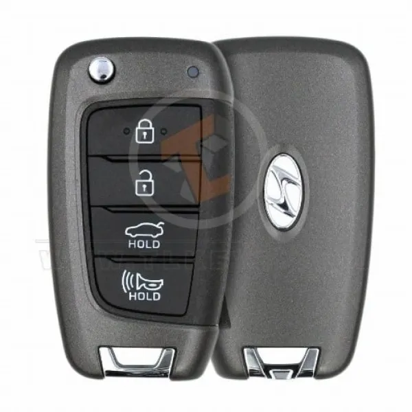 Genuine Hyundai Elantra I30 Flip Key Remote 2017 2022 P/N: 95430-AA000 Buttons 4