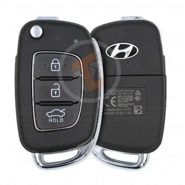 Genuine Hyundai GRAND I10 Flip Key Remote 2020 P/N: 95430-K6500 Buttons 3