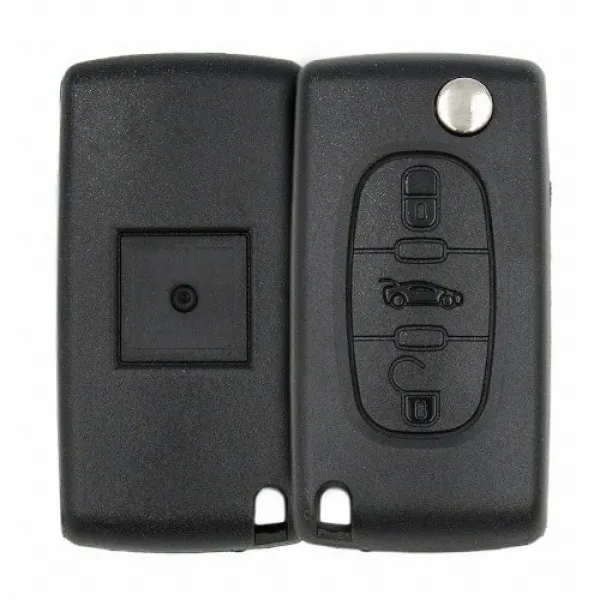 Peugeot Flip Key Remote Aftermarket307 Type à distance Fobik