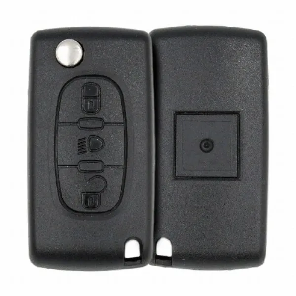 Télécommande à clé pliable Peugeot Aftermarket407, type FBS4