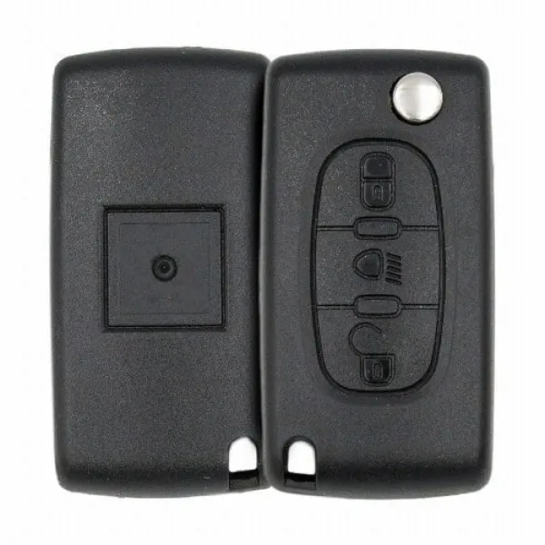 Peugeot Flip Key Remote Aftermarket407 Type à distance Fobik