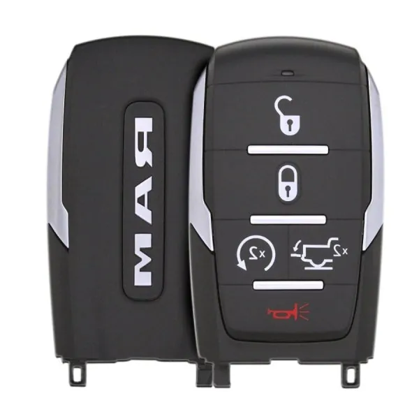 ram 2019 key remote 5 buttons secondary