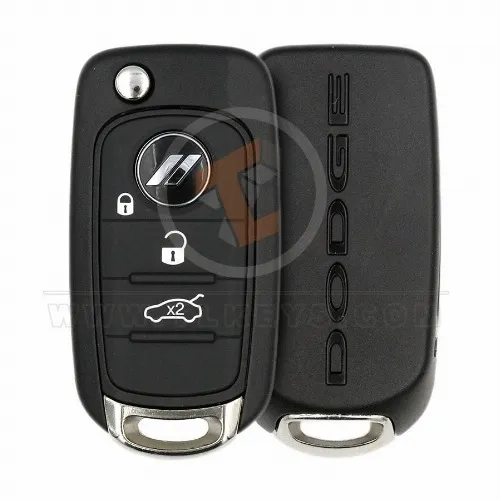 Genuine Dodge Neon Flip Key Remote 2018 2020 P/N: 6NU80JXWAA-001 Remote Type Flip Key Remote