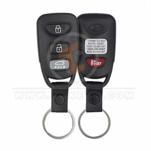 Genuine Hyundai Sonata Remote Key 2011 2015 P/N: 95430-3Q001 315MHz Remote Type Remote Key