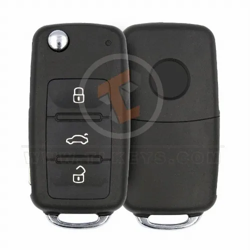 Volkswagen Flip Key Remote 2009 2016 P/N: 5KA807202AJ 433MHz Remote Type Smart Proximity