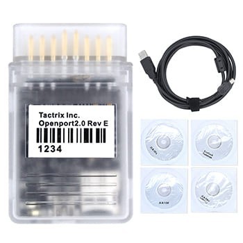 Tactrix Openport 2.0 ECU Tuning Tool ECU Flash Cable OBD2 Diagnostic Scanner for Toyota Ford Mazda JLR Subaru Mitsubishi Supports WIN10