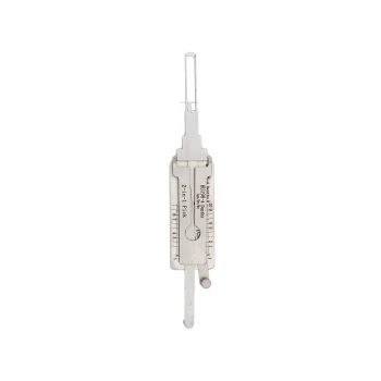 Decodificador de llave de coche original Lishi Lock Pick 2 en 1 HU198-4 Profundidades