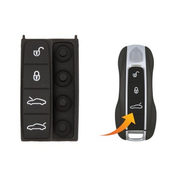 Сменная резиновая накладка с 4 кнопками для Porsche 2017 2021