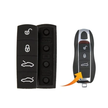 Сменная резиновая накладка 4 кнопки для Porsche 2013 2017