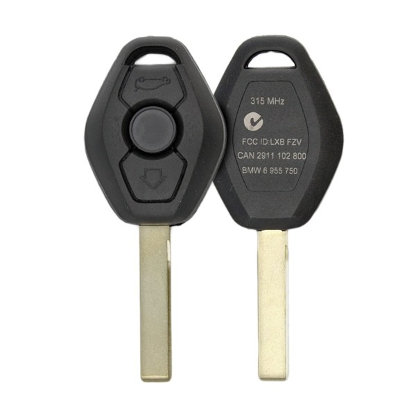 BMW 2000 2009 Head Key Remote 315MHz 3 Buttons