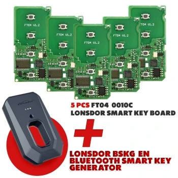 Carte PCB intelligente Lonsdor FT04-0010C pour Toyota Land Cruiser x5 pièces +