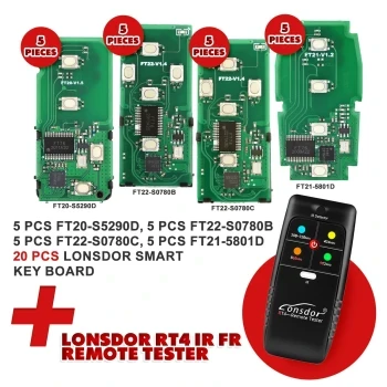 Carte PCB à distance intelligente Lonsdor série FT pour Toyota Lexus