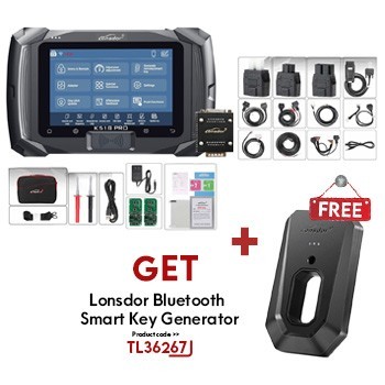 Yeni Lonsdor K518PRO Çok Yönlü Anahtar Programcı