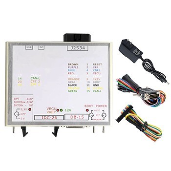 ECU Programcısı J2534 Tam Adaptörlü Çok Amaçlı JTAG Güç Kutusu