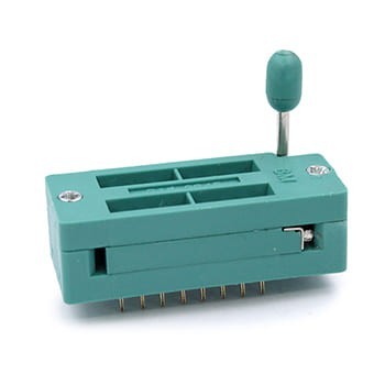 16-poliger 2,54-mm-ZIF-ZIP-IC-Test-DIP-Board-Sockel Universal
