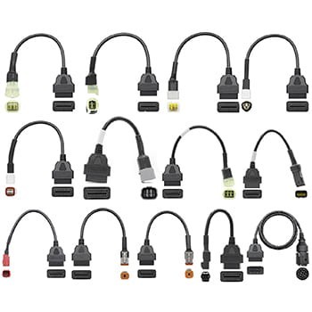 Motorcycle Diagnostic Connector Adapter OBD2 Cable For Honda Suzuki