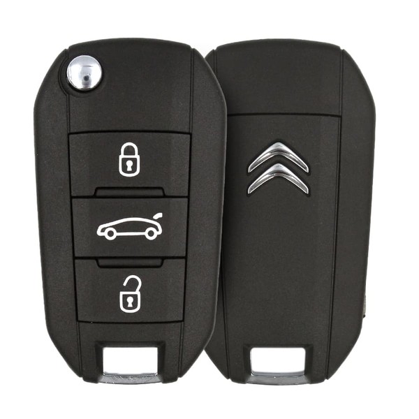 Genuine Citroen Aircross C3 Flip Key Remote 2014 2019 P/N: 981846447