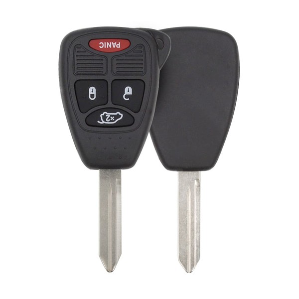 Chrysler Dodge Jeep Kafa Anahtarı Uzaktan Kumanda Kabı 3+1 Büyük Gövdeli Düğmele...