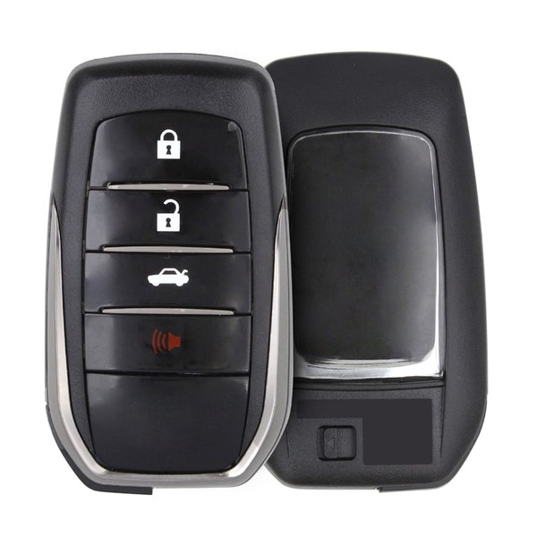 Toyota 2016-2022 Smart Key Remote Shell 3+1 Buttons Sedan Trunk