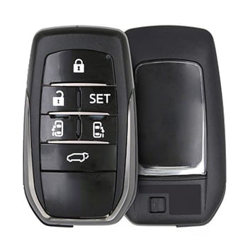 Toyota 2016-2022 Smart Key Remote Shell 6 Buttons MVP Trunk