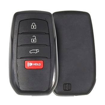 Toyota Smart Key Remote Shell 3+1 botones Big Trunk Aftermarket Marca