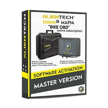 Alientech Master version "BIKE OBD" et abonnement actif