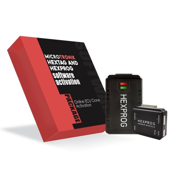 Activation du clone d'ECU en ligne Microtronik HexTag et HexProg