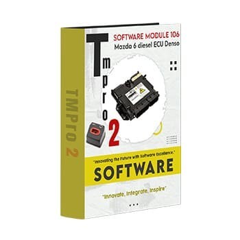 Tmpro 2 Tmpro 2 Yazılım modülü 106 – Mazda 6 dizel ECU Dens