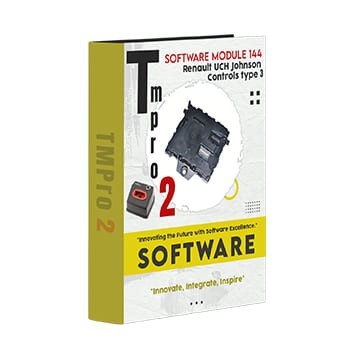 وحدة برامج Tmpro 2 Tmpro 2 144 - عناصر التحكم Renault UCH Johnson من النوع 3