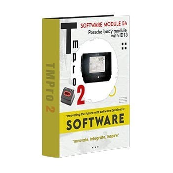 Tmpro 2 Tmpro 2 Módulo de software 54 – Módulo de carroceria Porsche com ID13