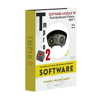 Tmpro 2 Tmpro 2 Software module 70 – Ford dashboard Visteon type 1