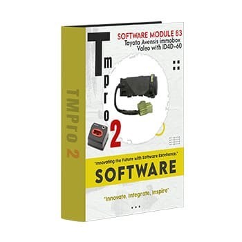 Tmpro 2 Tmpro 2 Módulo de software 83 – Toyota Avensis immobox Valeo con ID4D-60...