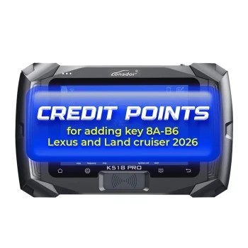 Lonsdor 160 points de crédit pour Lexus et Land Cruiser 2026 8A-B6 pour ajouter ...